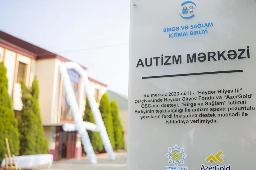 Heydər Əliyev Fondunun təşəbbüsü, “AzerGold”un dəstəyi ilə Gəncədə Autizm Mərkəzi istifadəyə verilib
