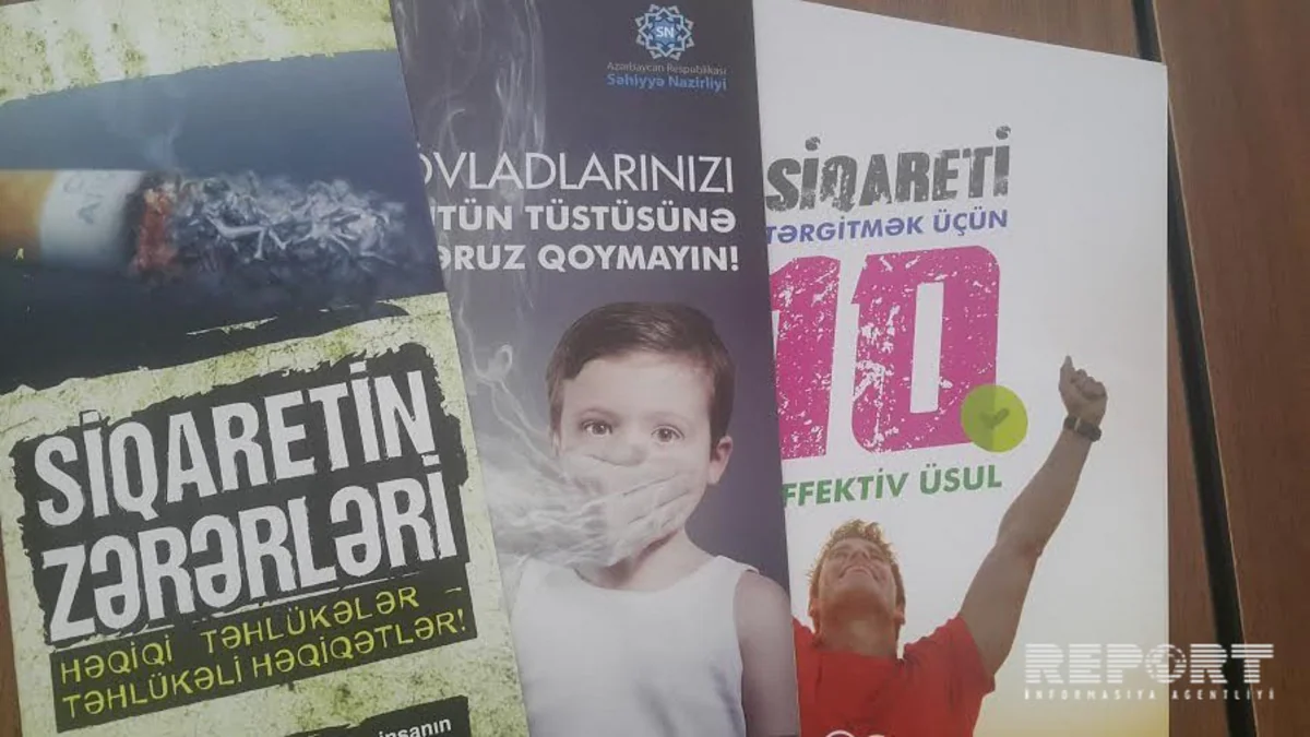 Şöbə müdiri: Azərbaycanda 14 yaş və aşağı yaşda olanlar arasında siqaret çəkənlərin sayı artıb