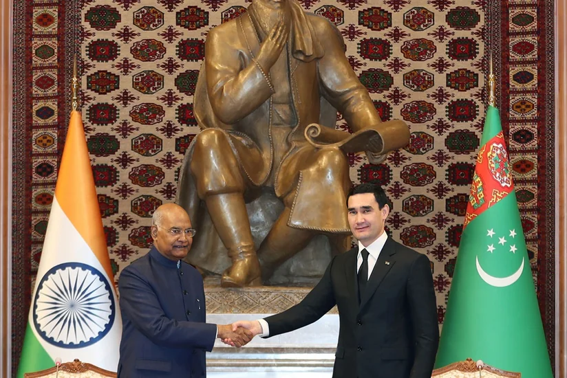 В Ашхабаде состоялись переговоры между президентами Туркменистана и Индии