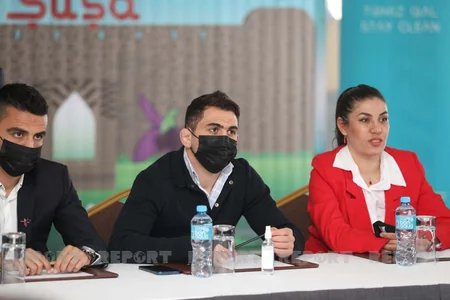 AMADA Qəhrəmanların və dahilərin izi ilə təmiz qələbələrə doğru adlı tədbir keçirib
