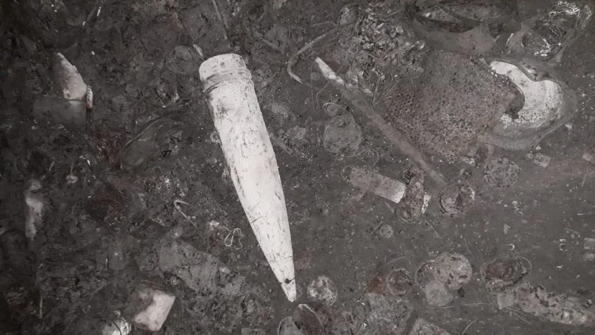 Bakıda top mərmisi tapılıb