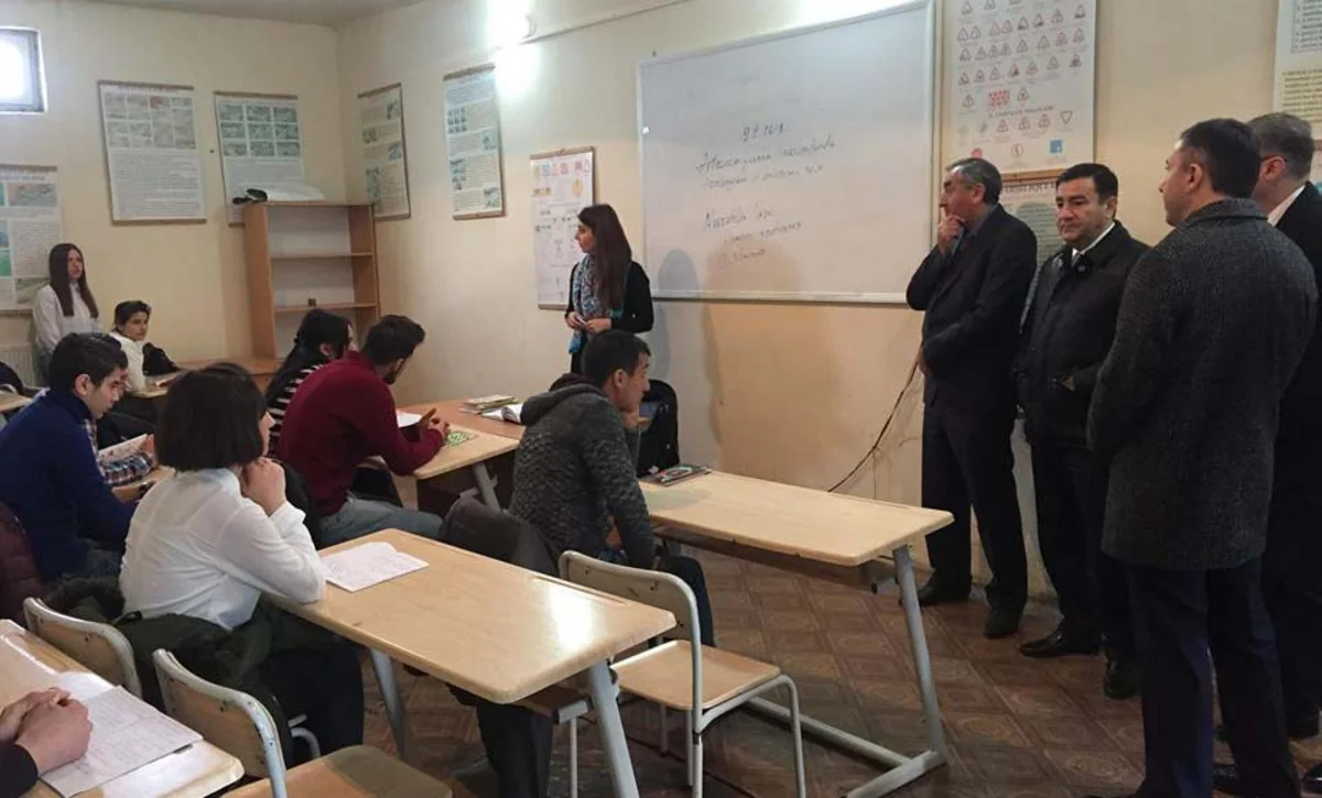 Millət vəkilləri Sumqayıtda peşə məktəblərində olublar