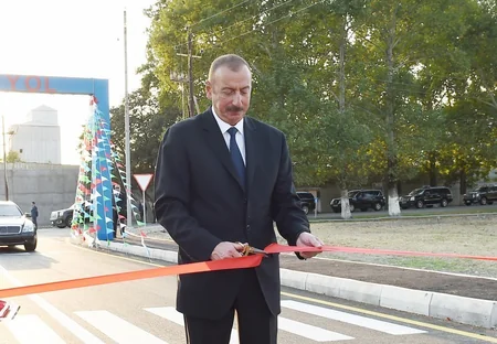 Kürdmaşı-Kəlbənd-Girk avtomobil yolunun yenidənqurma və bərpadan sonra açılışı olub