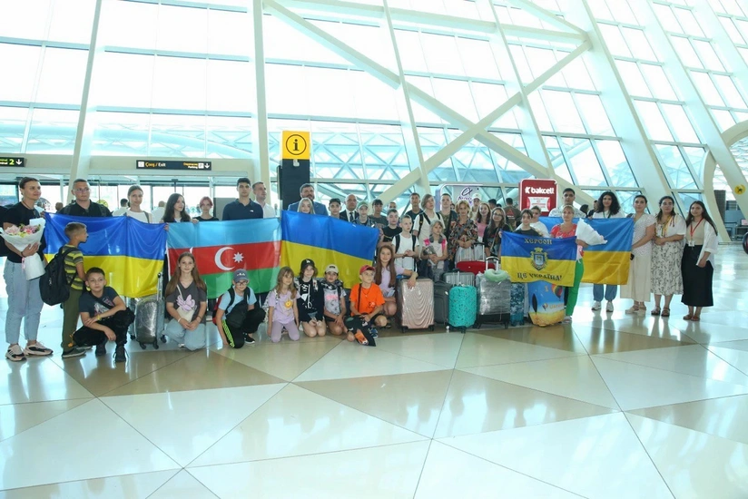 Another 30 Ukrainian children arrive in Azerbaijan for rehabilitation services