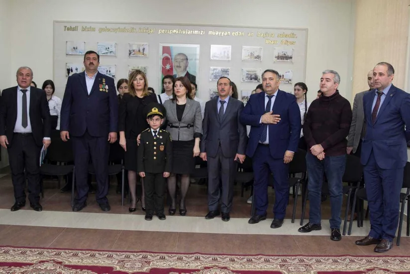 4 ilə hazırlanmış “Xocalı fəryadı” adlı rəsm əsərinin təqdimatı olub