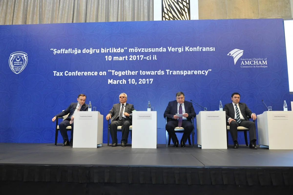 Vergilər naziri AmChamın üzvləri ilə görüşüb