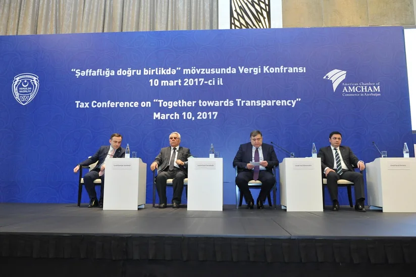Vergilər naziri AmChamın üzvləri ilə görüşüb