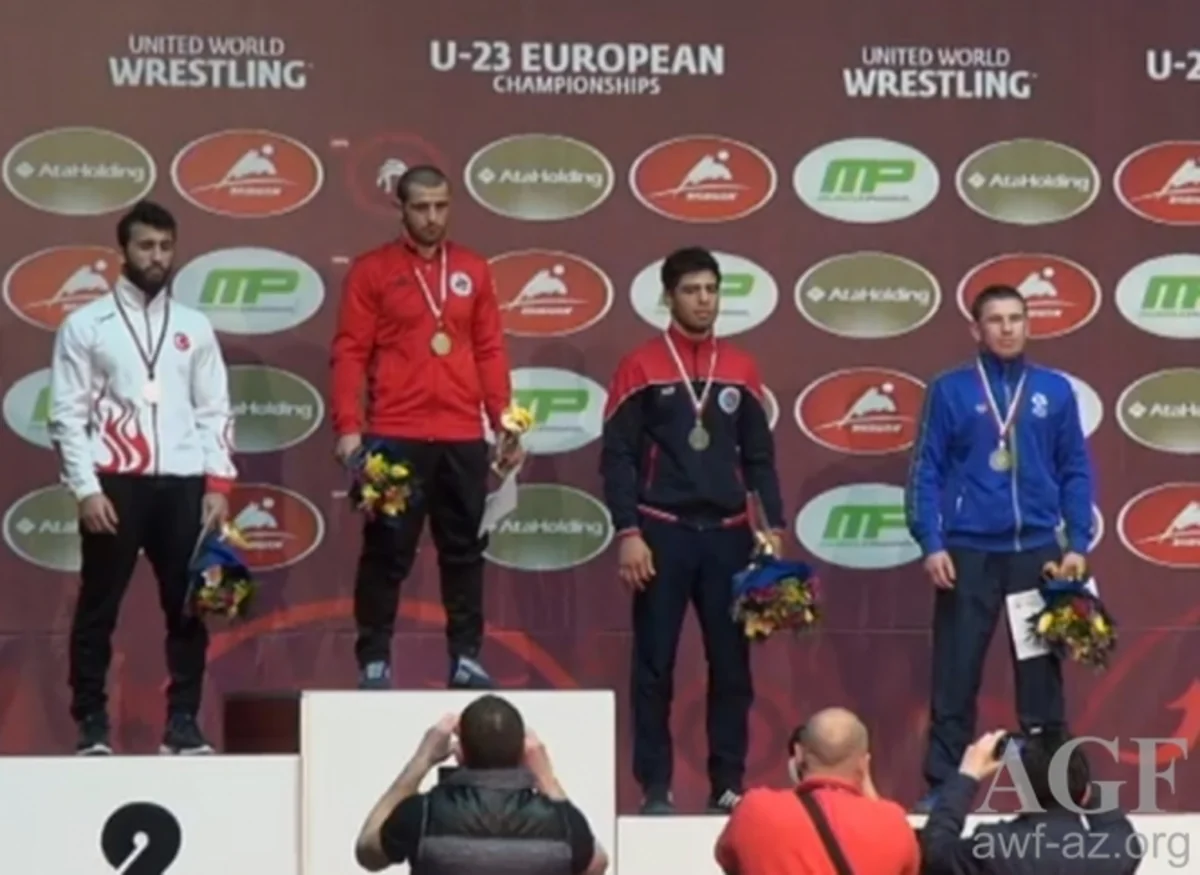 ​Azərbaycan güləşçiləri Avropa çempionatında 1 gümüş, 2 bürünc medal qazanıb - VİDEO