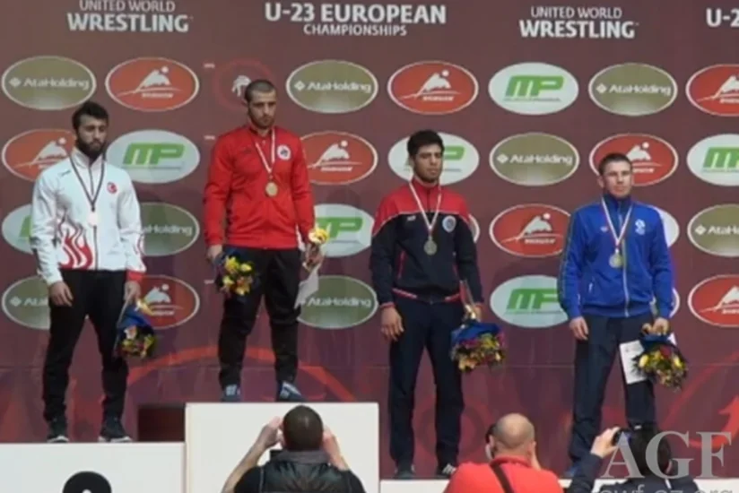 ​Azərbaycan güləşçiləri Avropa çempionatında 1 gümüş, 2 bürünc medal qazanıb - VİDEO