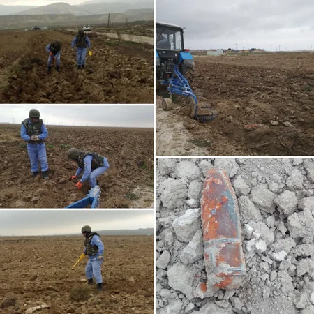 Xızıda top mərmisi tapılıb