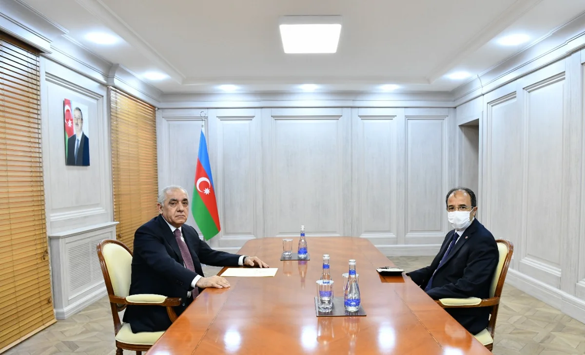 Azerbaijan's Prime Minister meets with Turkish Ambassador
