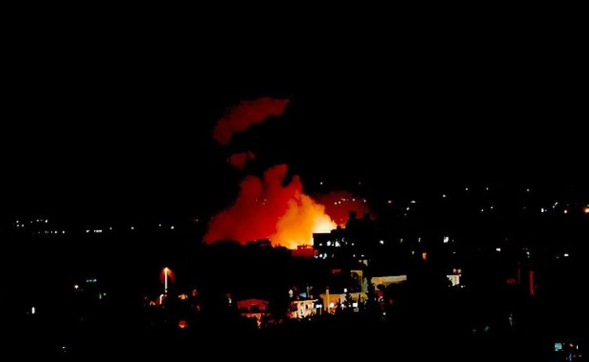Полностью обесточивший Сирию взрыв попал на видео