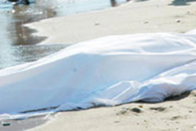 The corpse of a fisherman found
