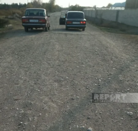 Ağdaşın Qaradeyin kəndinin yolları bərbad vəziyyətə düşüb