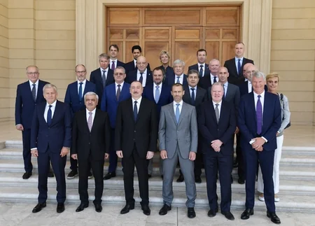President Ilham Aliyev received UEFA delegation
