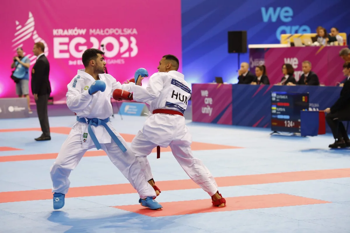 Avropa Oyunları: Azərbaycanın 3 karateçisi mübarizəni dayandırıb, biri medalı təmin edib