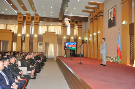 FHN-in Akademiyasında “Heydər Əliyev İli”nə həsr edilmiş tədbir keçirilib