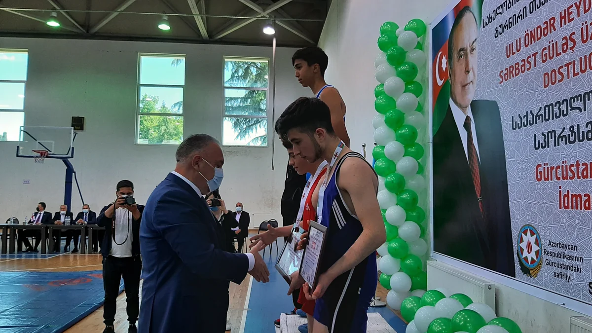 Gürcüstanda Heydər Əliyevin xatirəsinə güləş turnirinə yekun vuruldu