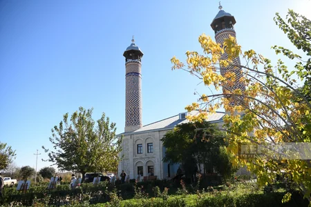 Collective prayer held in Aghdam's Juma Mosque after 31 years