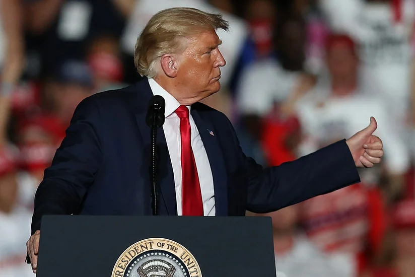 Tramp seçkidən bir neçə gün əvvəl Baydenlə aradakı fərqi azaldıb