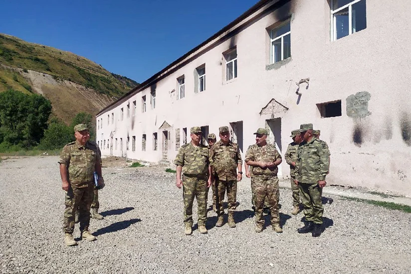 Руководство Минобороны посетило строящиеся воинские части на освобожденных территориях