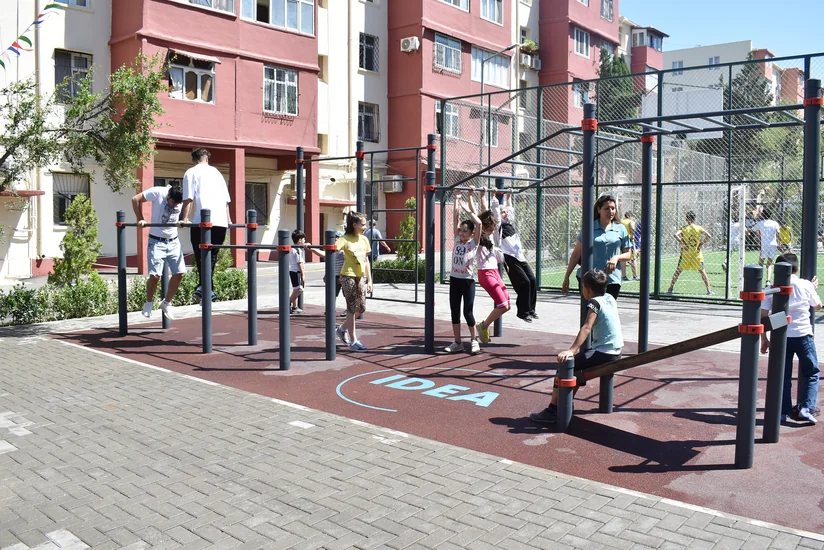 Bakıda daha bir həyət yenilənib