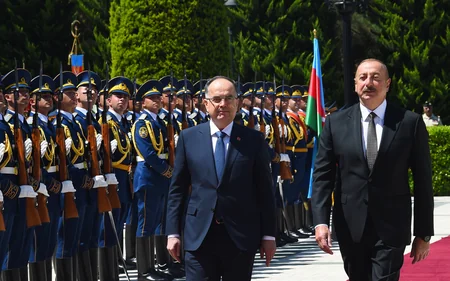 Official welcome ceremony held for President of Albania