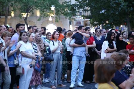 Bakıda hərbi orkestrlərin çıxışları maraqla qarşılanıb