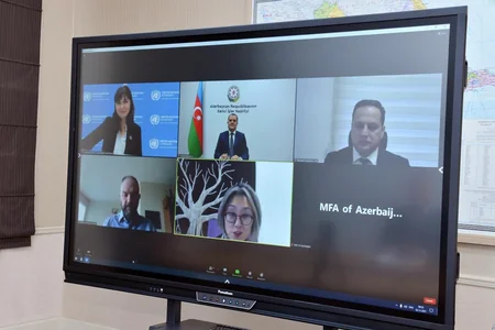 Ceyhun Bayramov UNDCO-nun regional direktoru ilə görüşüb