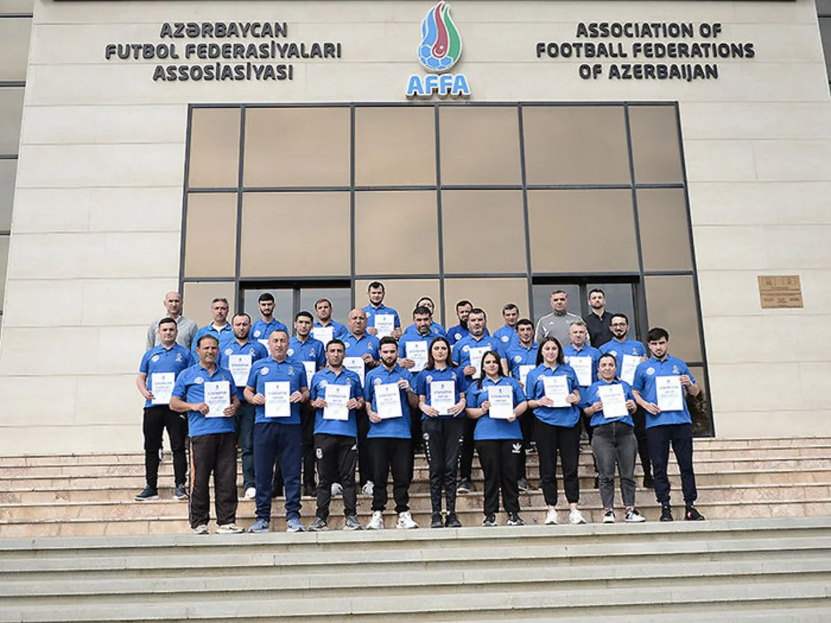 AFFA-nın təşkilatçılığı ilə keçirilən məşqçi kursuna yekun vurulub