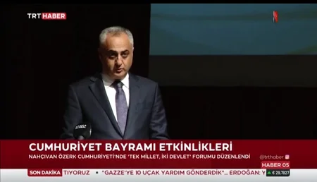 “TRT Haber” Naxçıvanda keçirilən “Bir millət, iki dövlət forumundan videoreportaj yayımlayıb