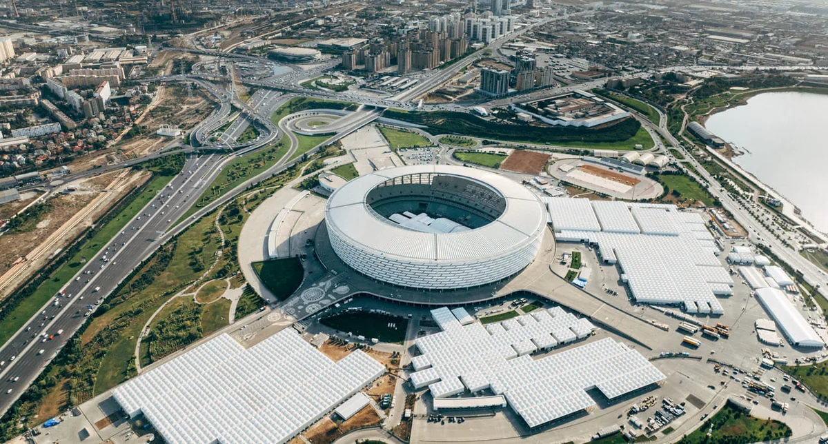 COP29-un keçiriləcəyi Bakı Stadionunda inşaat işlərinin 99 faizi tamamlanıb