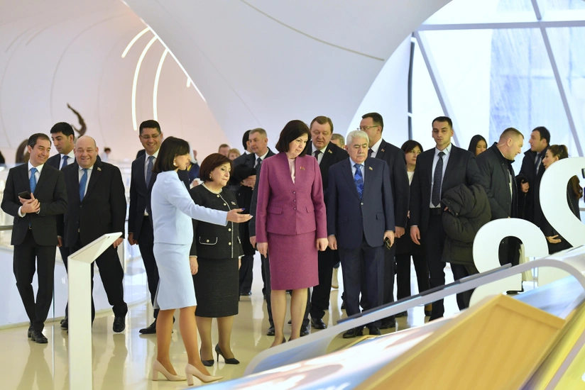 Belarus Milli Assambleyası Respublika Şurasının sədri Heydər Əliyev Mərkəzində olub