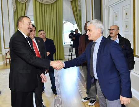 President Ilham Aliyev receives participants of 55th Convention of World Boxing Council