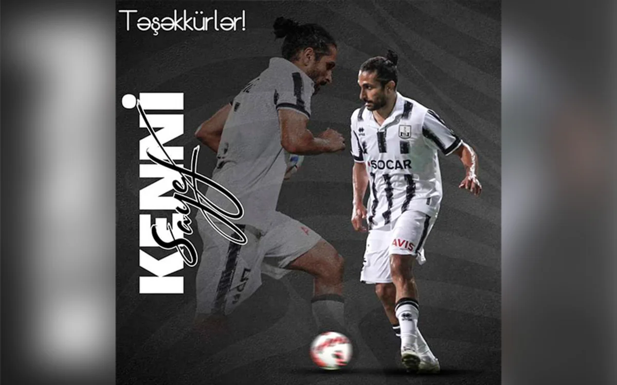 Neftçi klubu futbolçusu Kenni Sayef ilə yollarını ayırıb