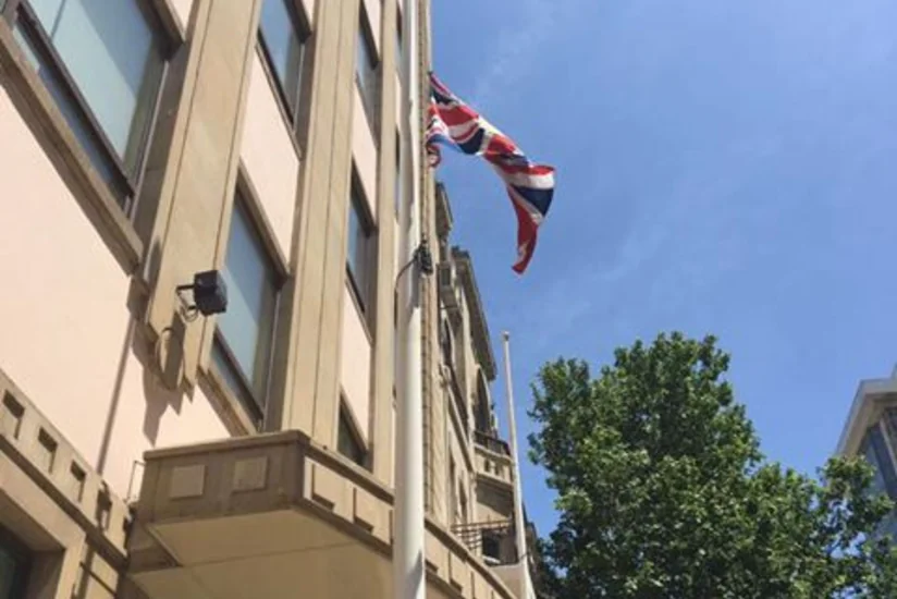 British Embassy to Azerbaijan lowers flag to half mast as grief for victims of Manchester attack