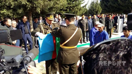 General-leytenant Ziya Yusifzadə II Fəxri Xiyabanda dəfn olunub - FOTO