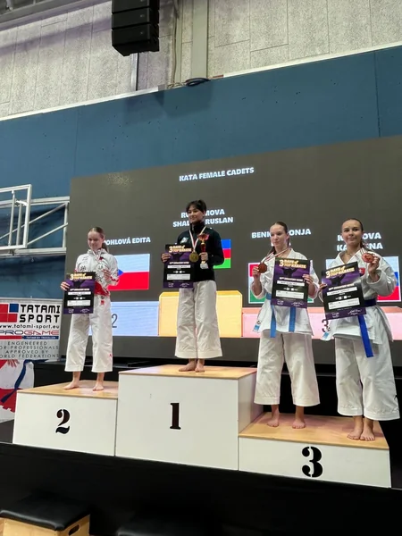 Azərbaycan karateçiləri beynəlxalq yarışda qızıl və gümüş medallar qazanıblar