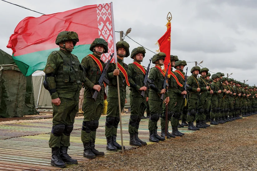 Belarus ordusunun döyüş hazırlığı yoxlanılır