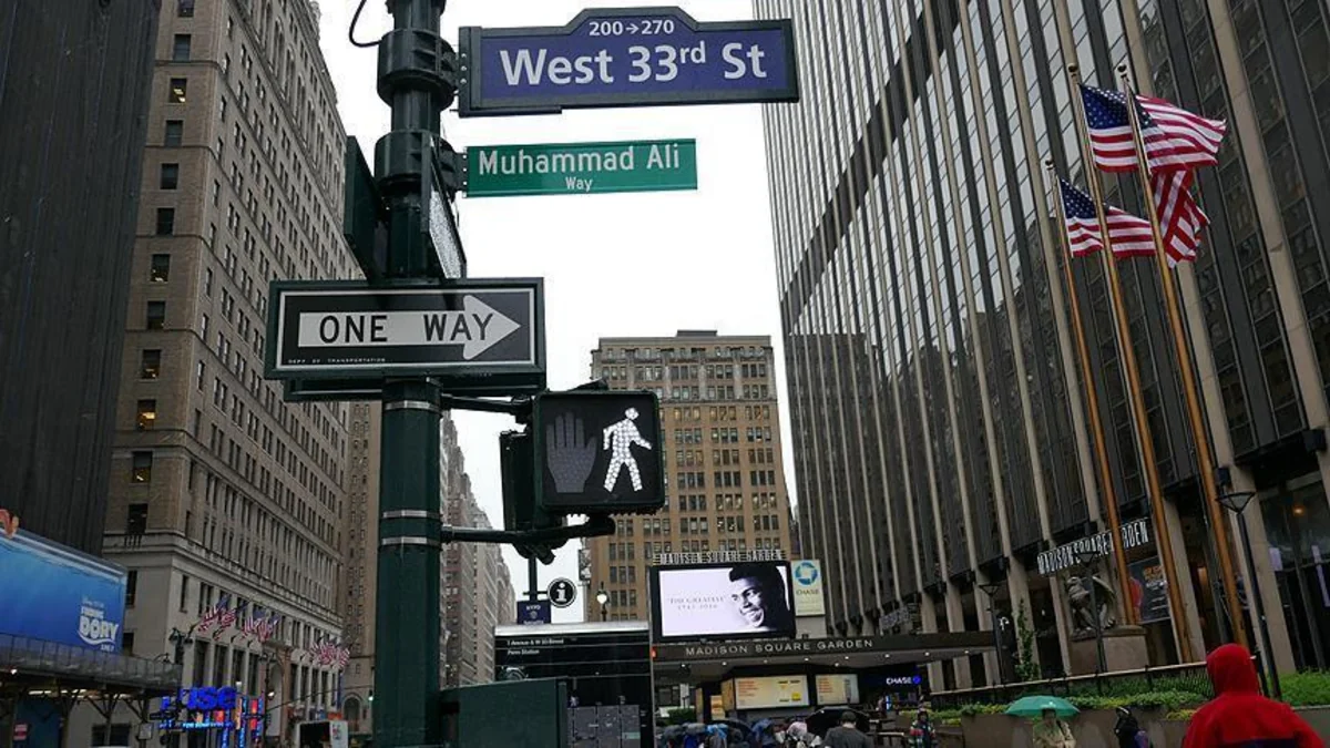 New York names a street 'Muhammad Ali Way'