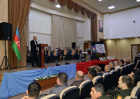 Şəhid mayor Elnur Əliyevin xatirəsi yad olunub