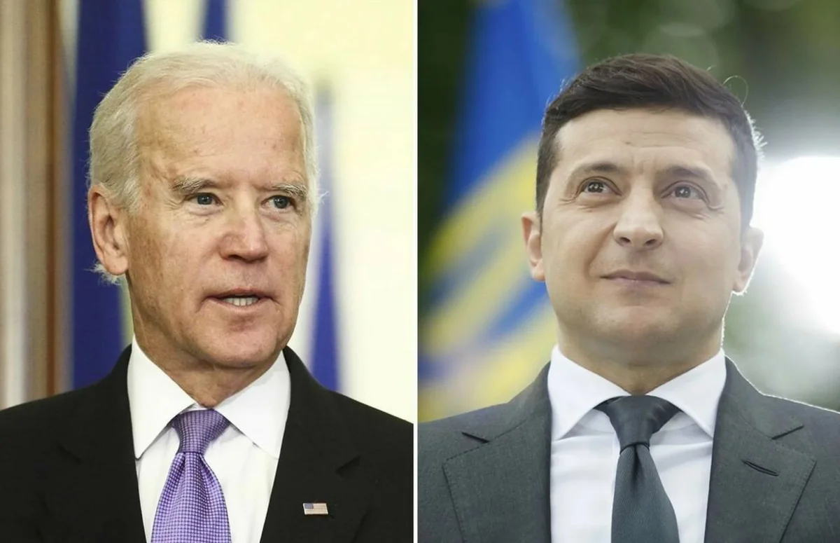 Зеленский провел переговоры с Байденом