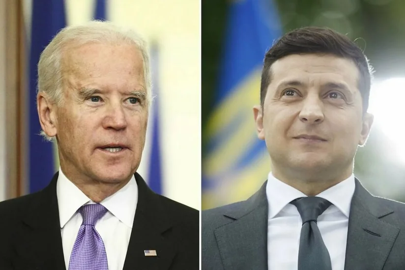 Зеленский провел переговоры с Байденом