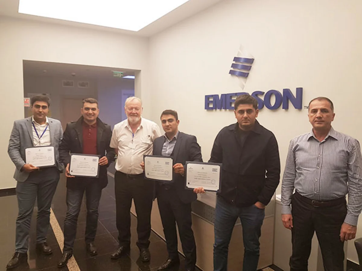 Specialists of SOCAR Midstream Operations LLC trained at Emerson