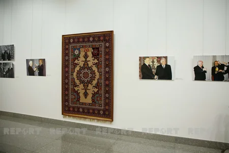 Tbilisidə Heydər Əliyevin xatirəsinə həsr edilən sərgi açılıb