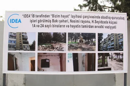 Bakıda daha bir həyət abadlaşdırılıb