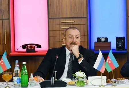 İlham Əliyev TASS agentliyində Rusiyanın aparıcı KİV-lərinin rəhbərləri ilə görüşüb