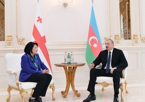 Ilham Aliyev expresses condolences to his Georgian counterpart