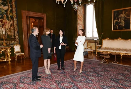 First lady Mehriban Aliyeva viewed Quirinale Palace in Rome
