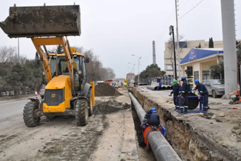 ​Bakıda magistral su xəttində qəza baş verib